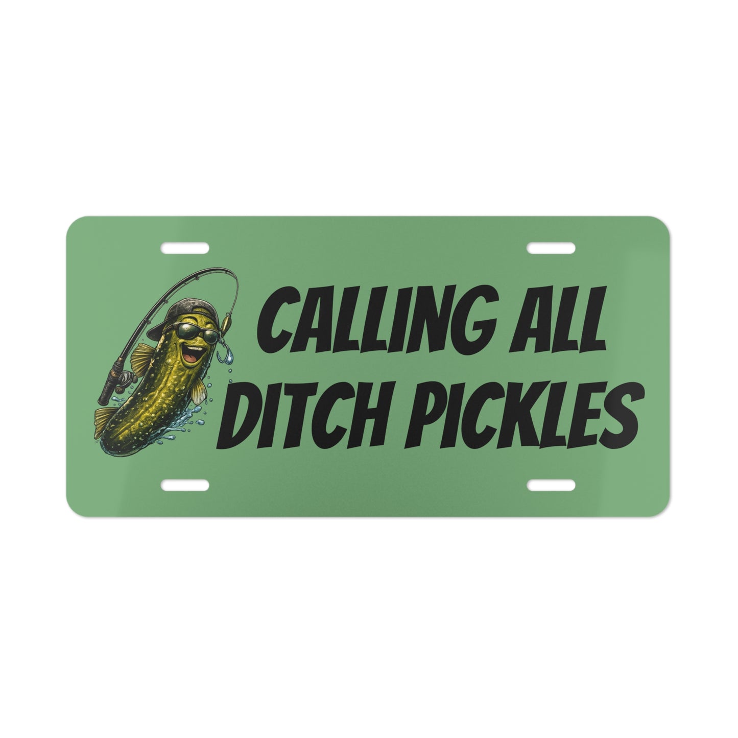 Ditch Pickle Rick Vanity Plate