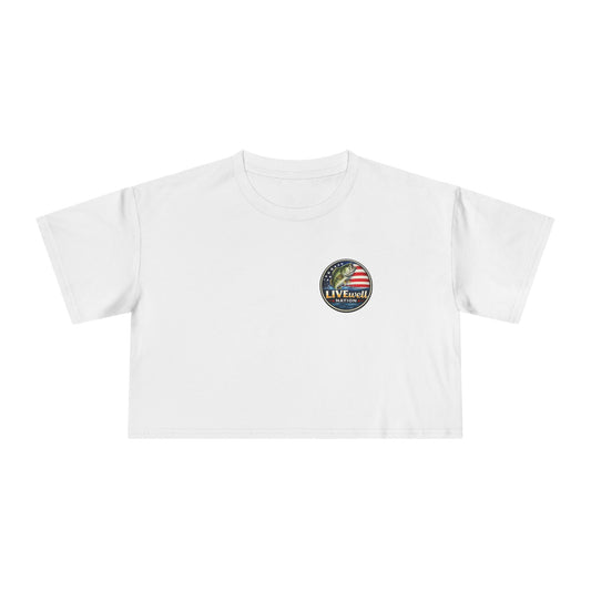 LIVEwell Nation Fishing Crop Tee