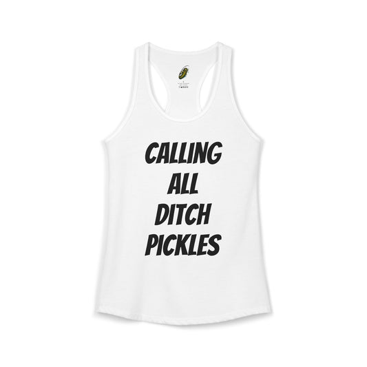 Ditch Pickle Rick Racerback Tank
