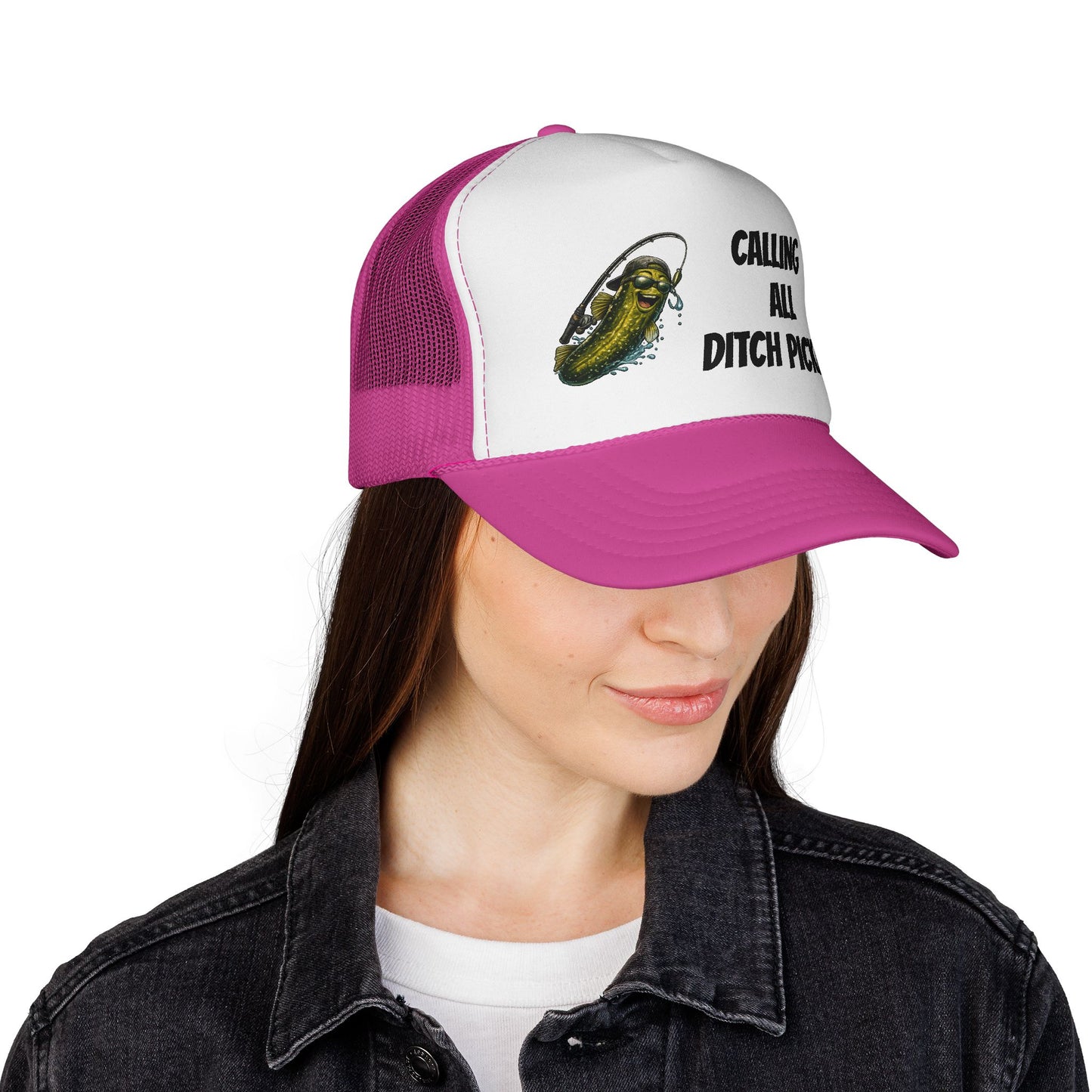 Ditch Pickle Rick "CALLING ALL DITCH PICKLES" Trucker Cap
