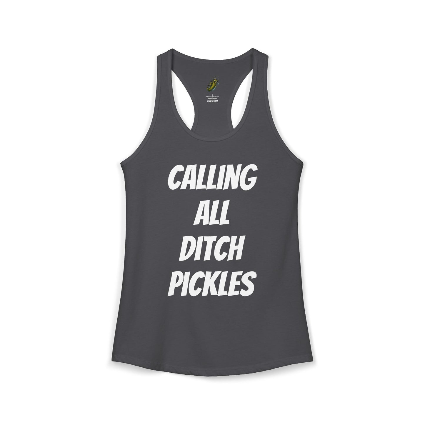 Ditch Pickle Rick Racerback Tank