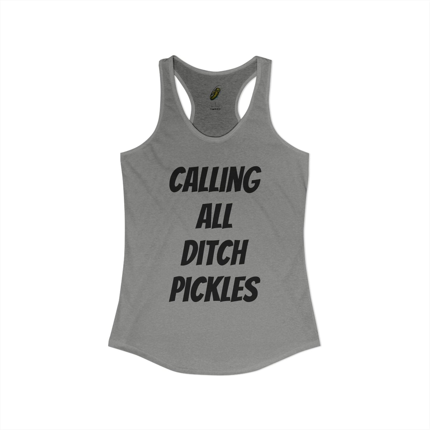 Ditch Pickle Rick Racerback Tank