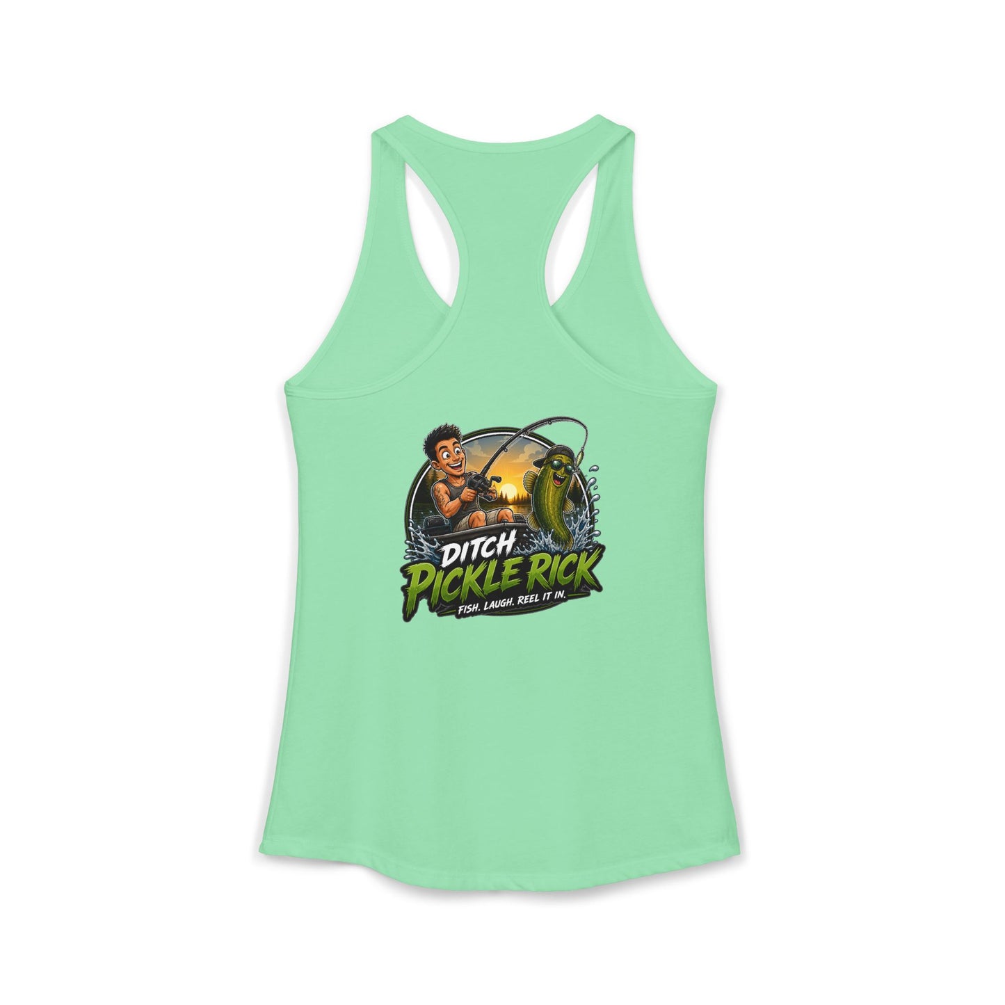 Ditch Pickle Rick Racerback Tank