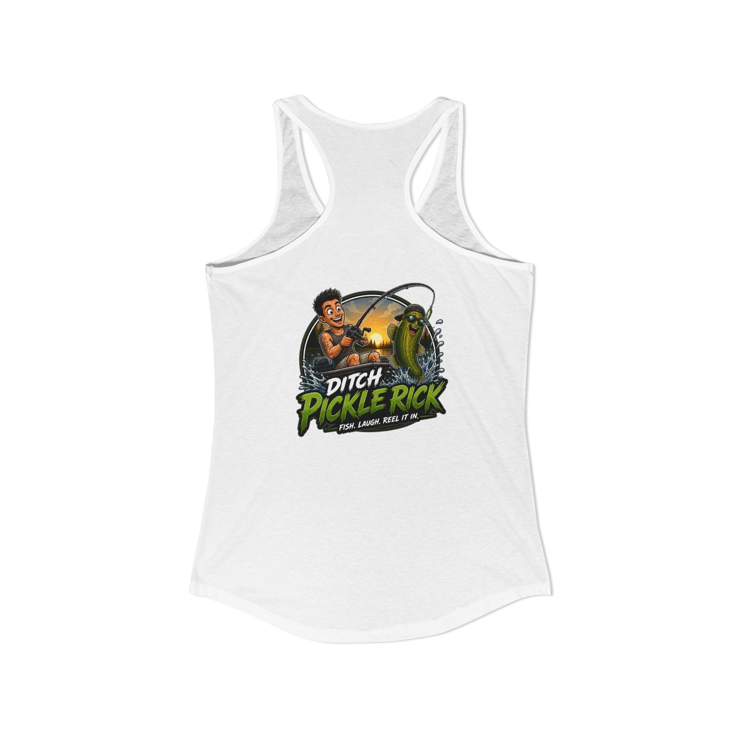 Ditch Pickle Rick Racerback Tank