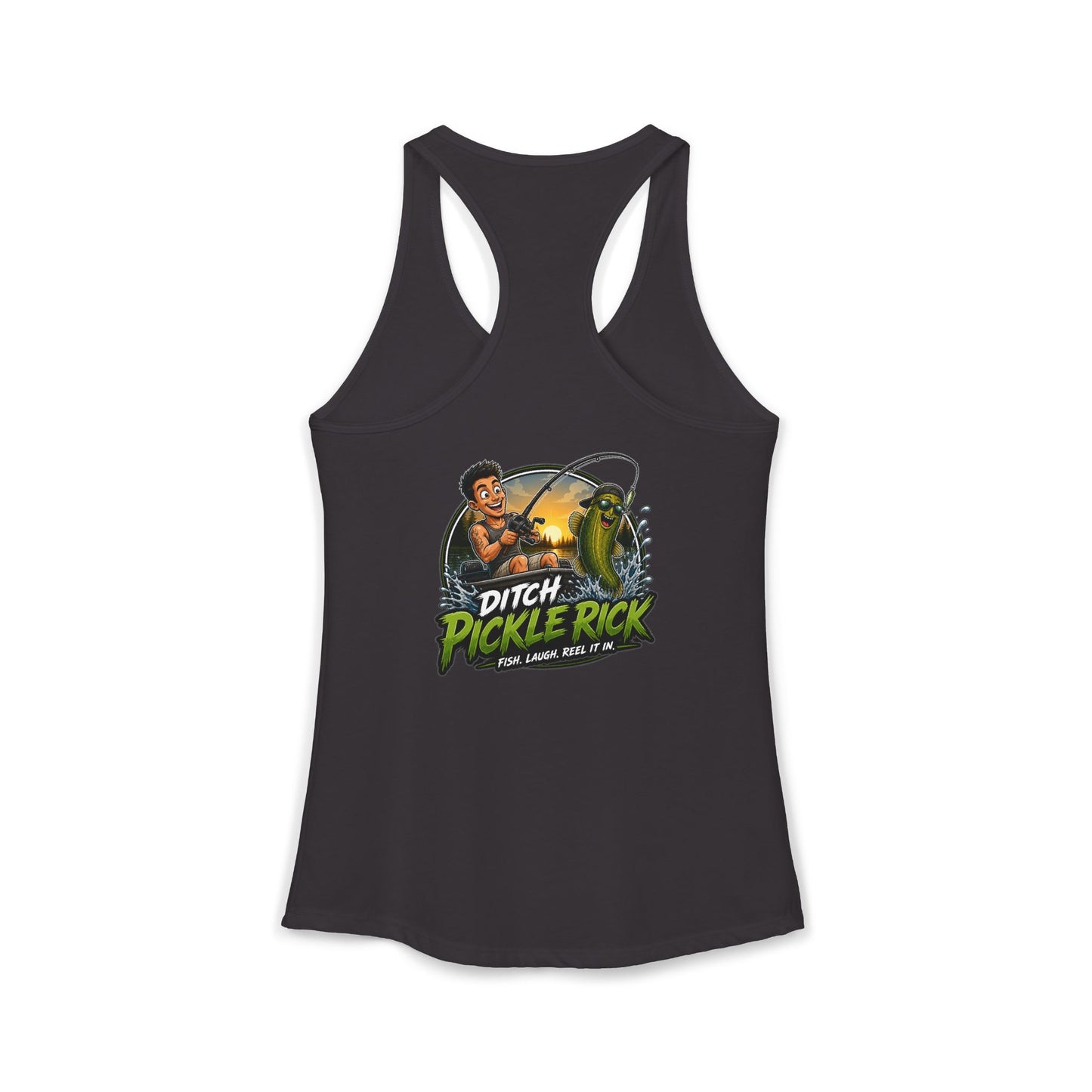 Ditch Pickle Rick Racerback Tank