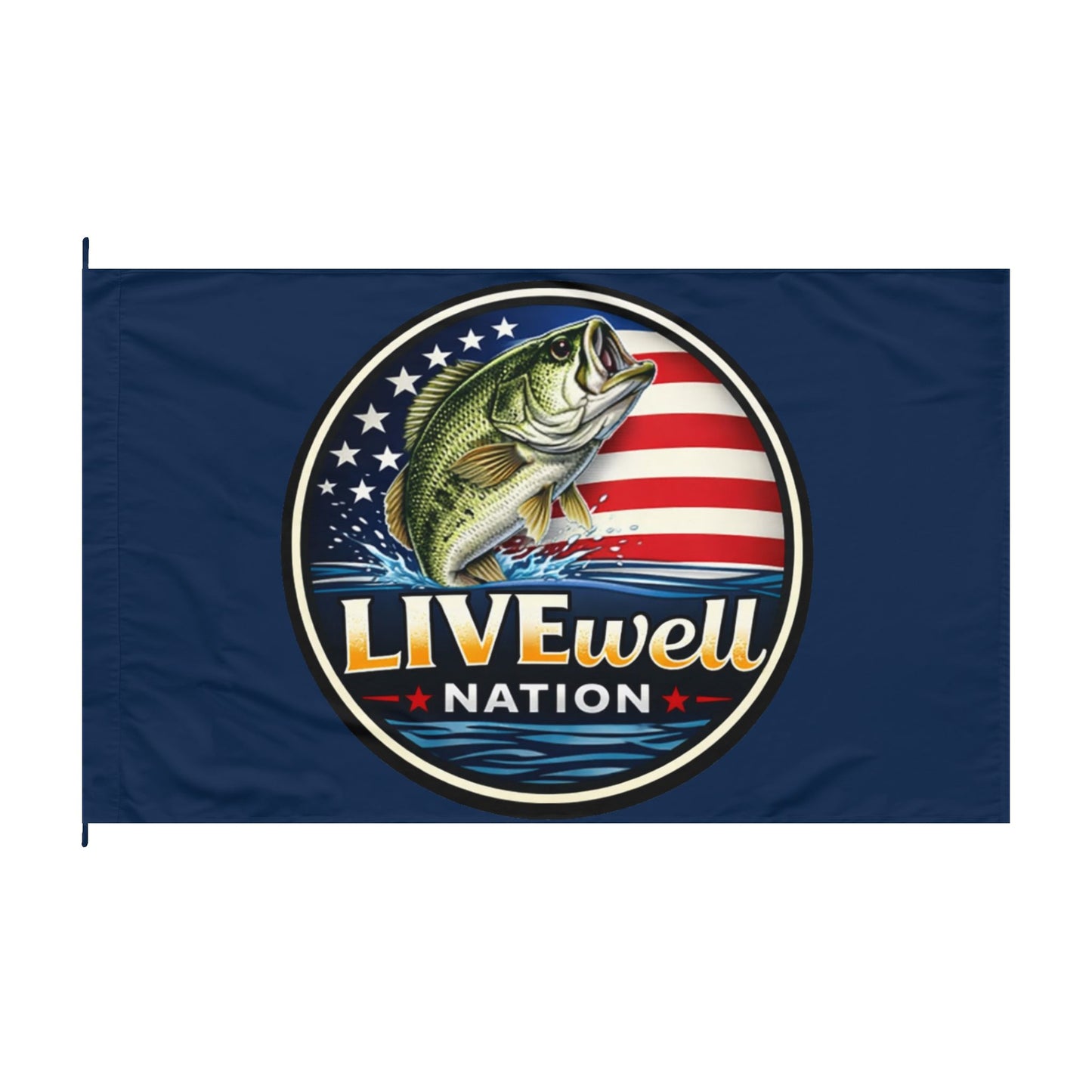LIVEwell Nation fishing flag