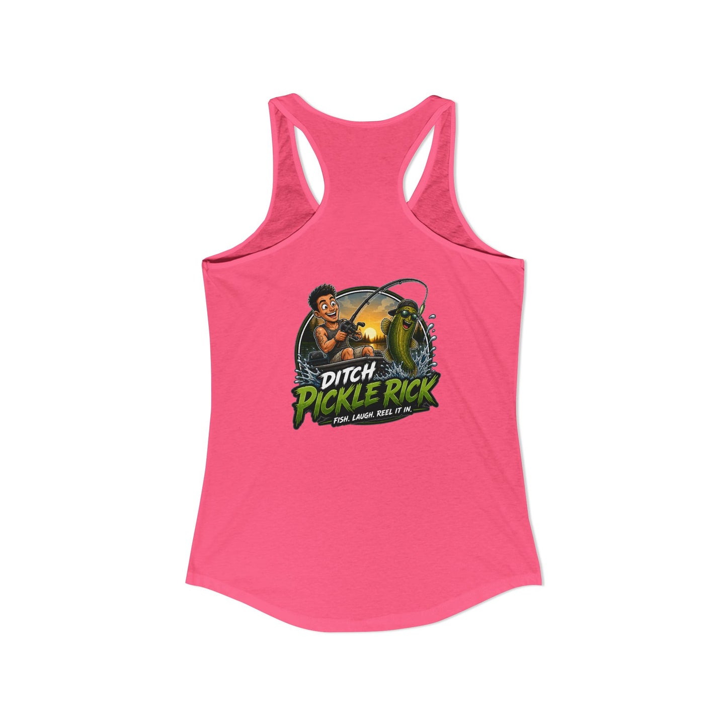 Ditch Pickle Rick Racerback Tank