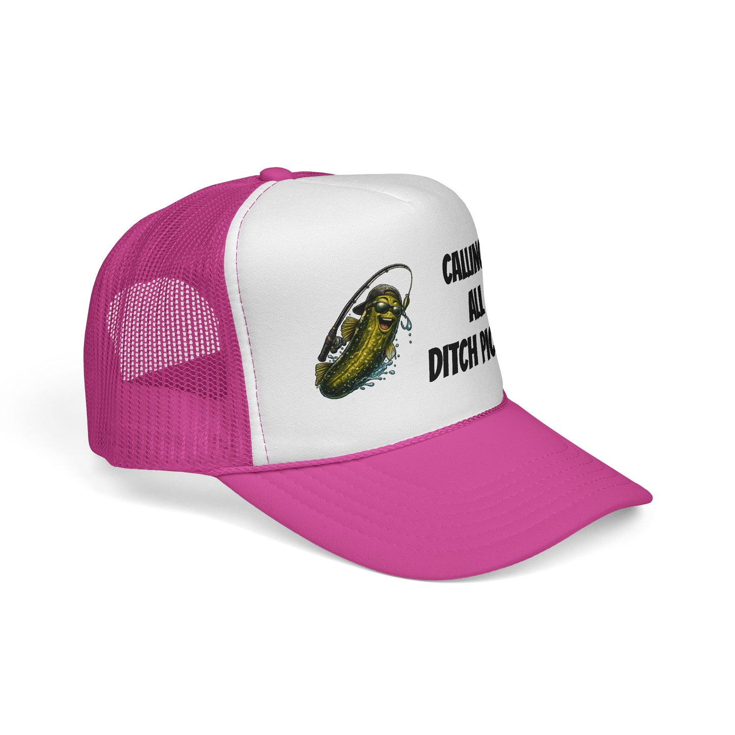 Ditch Pickle Rick "CALLING ALL DITCH PICKLES" Trucker Cap