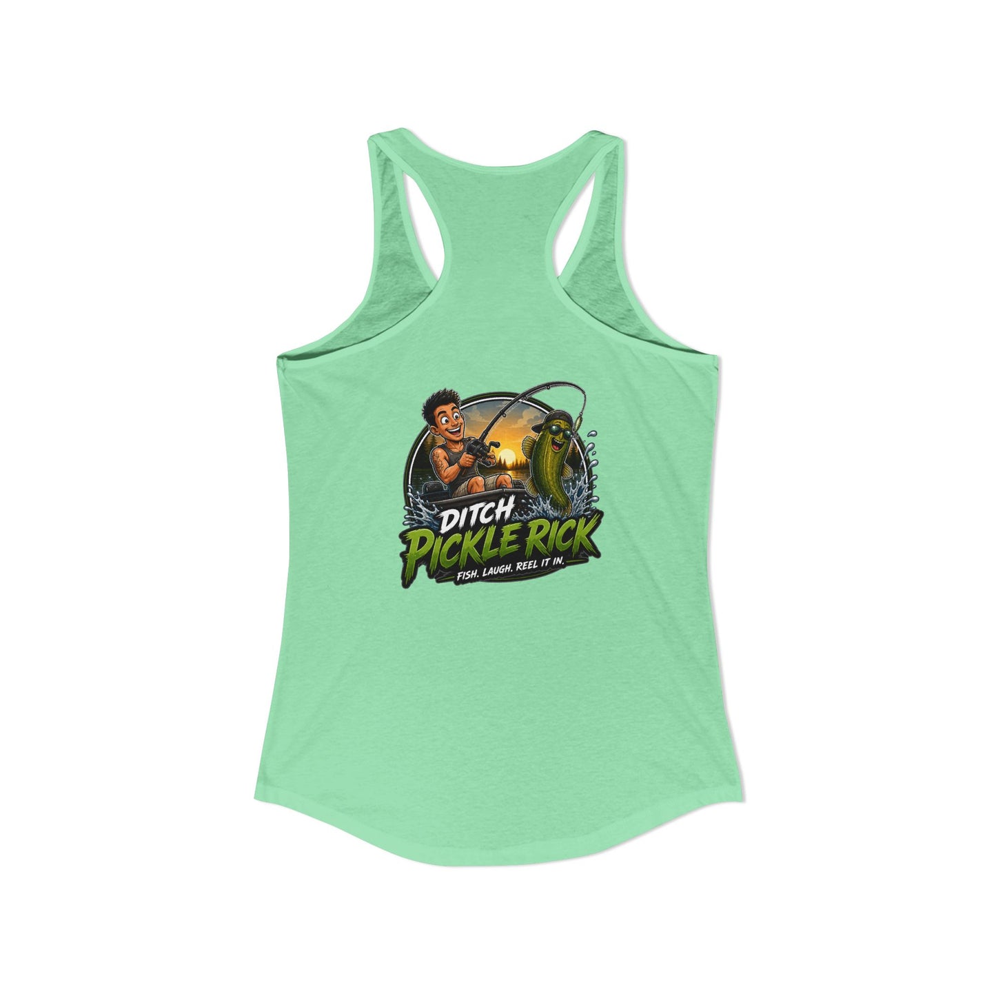 Ditch Pickle Rick Racerback Tank