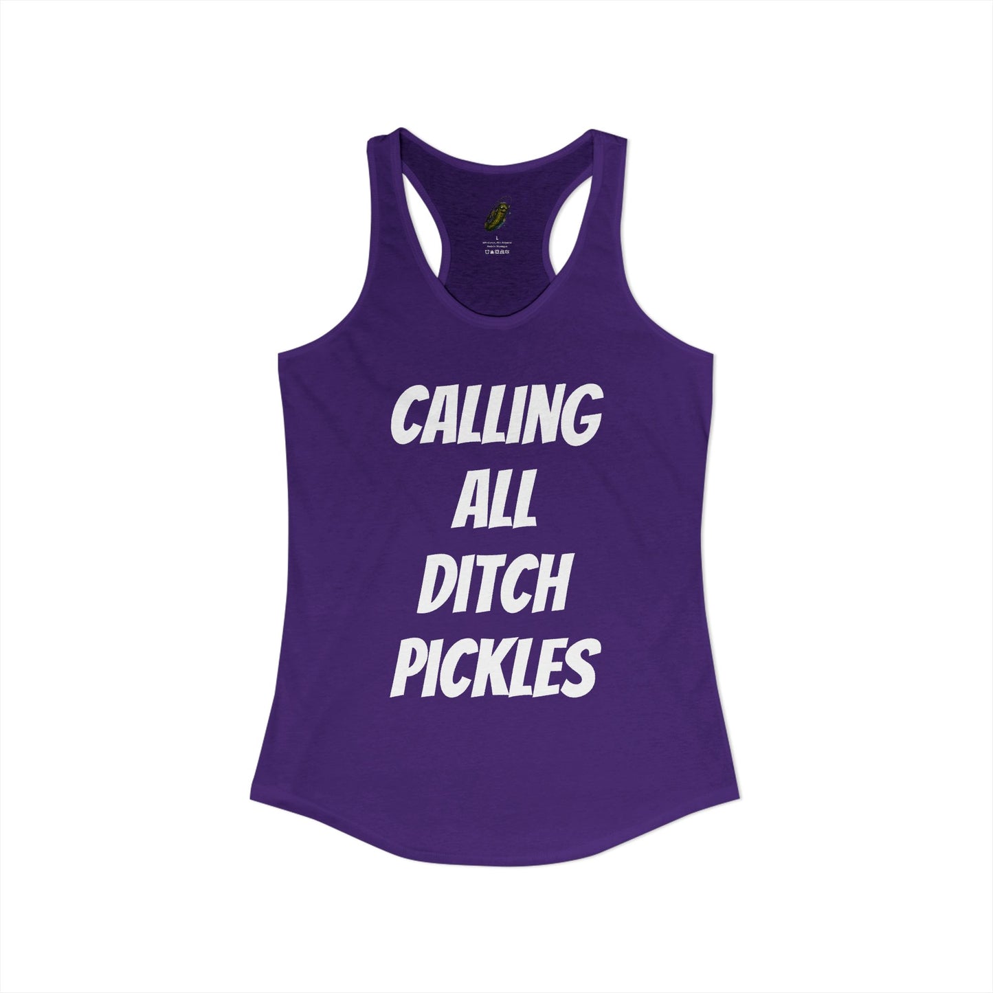 Ditch Pickle Rick Racerback Tank