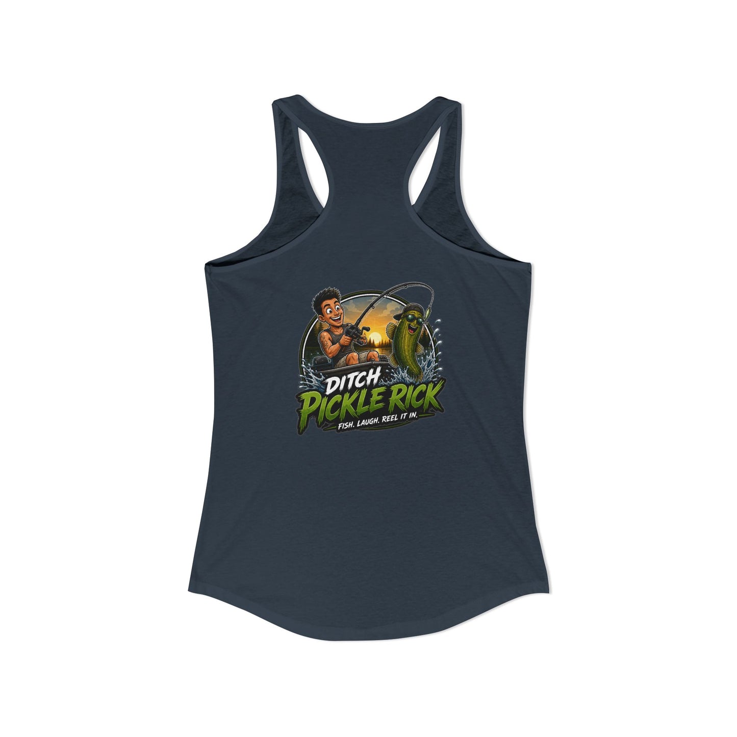 Ditch Pickle Rick Racerback Tank