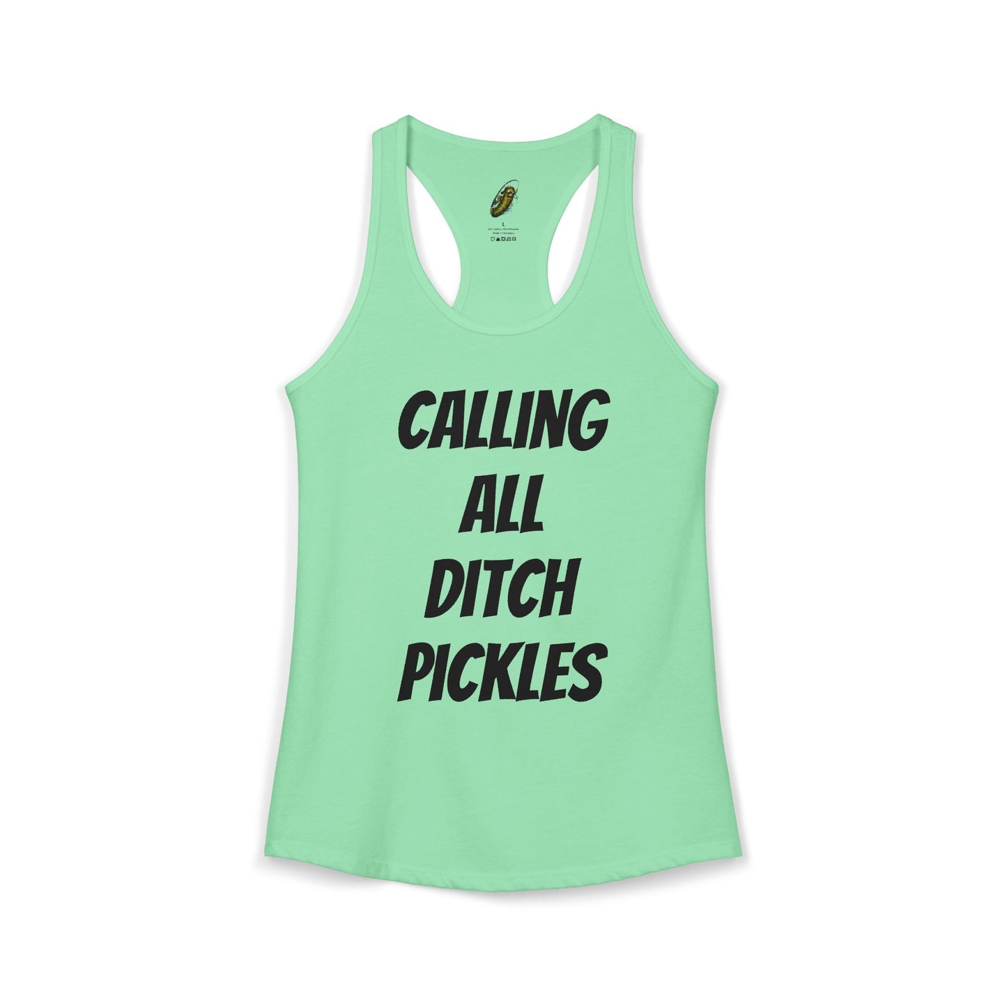 Ditch Pickle Rick Racerback Tank