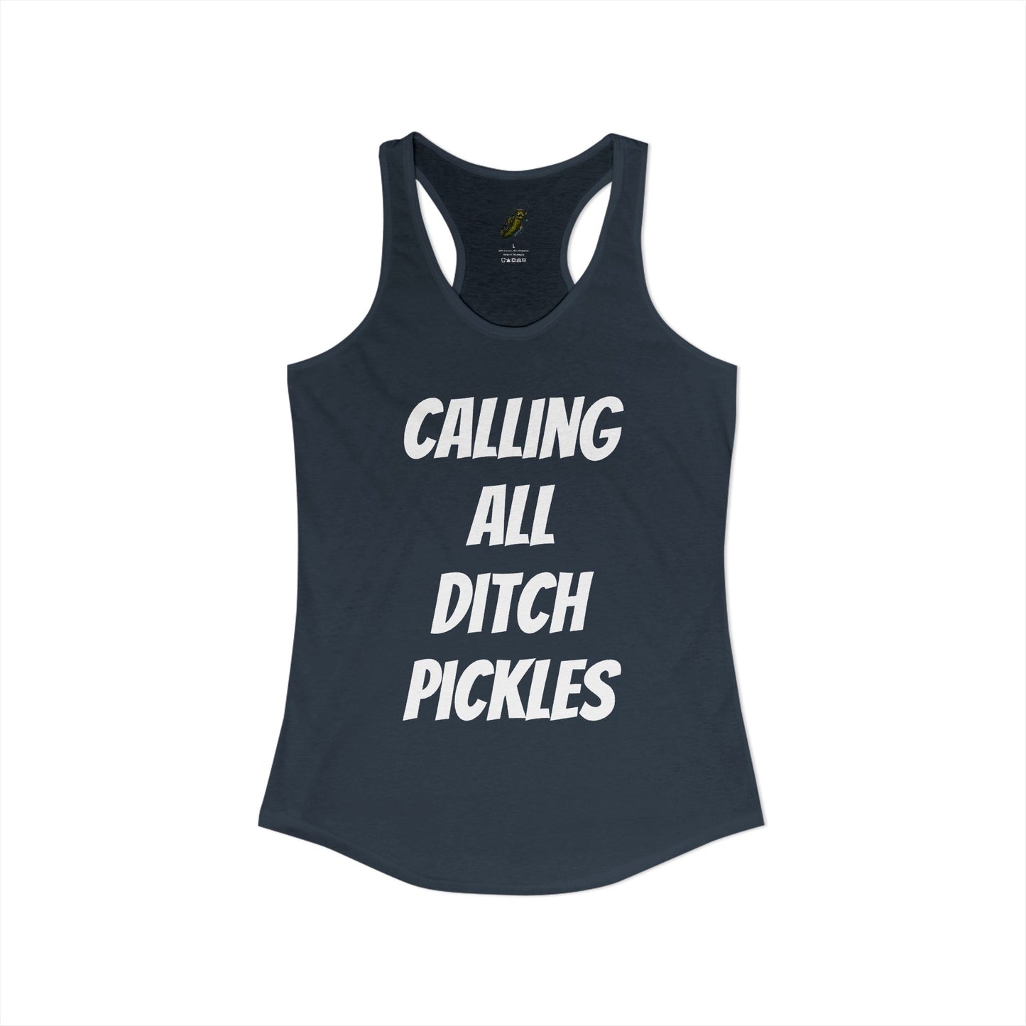 Ditch Pickle Rick Racerback Tank