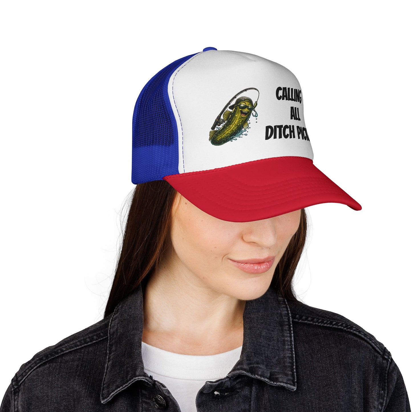 Ditch Pickle Rick "CALLING ALL DITCH PICKLES" Trucker Cap