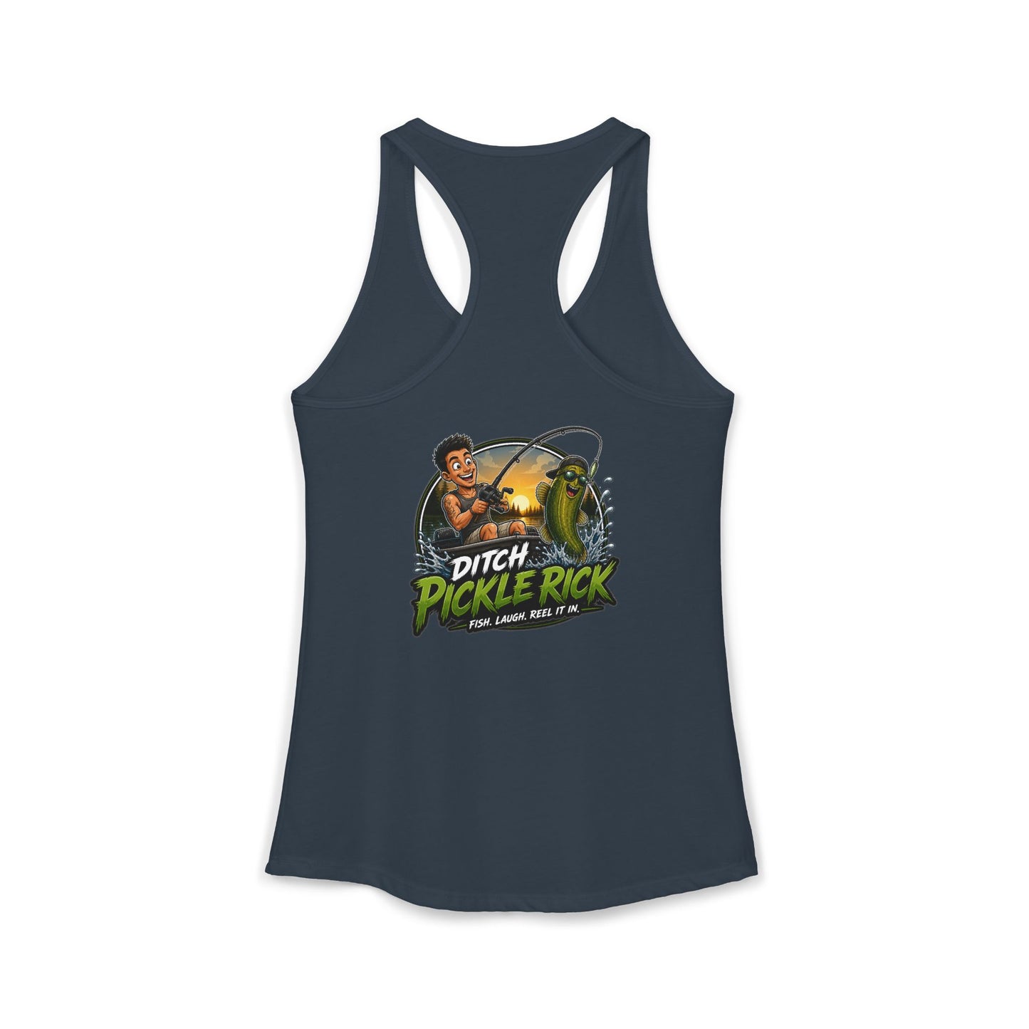 Ditch Pickle Rick Racerback Tank