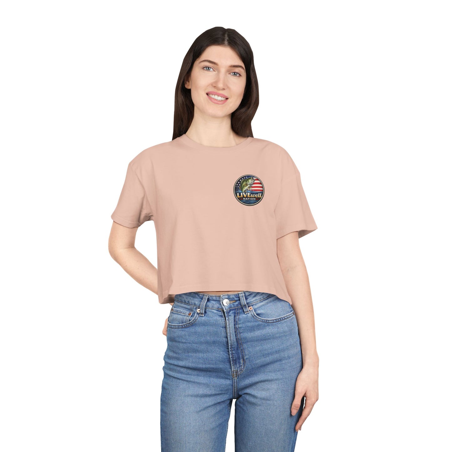LIVEwell Nation Fishing Crop Tee