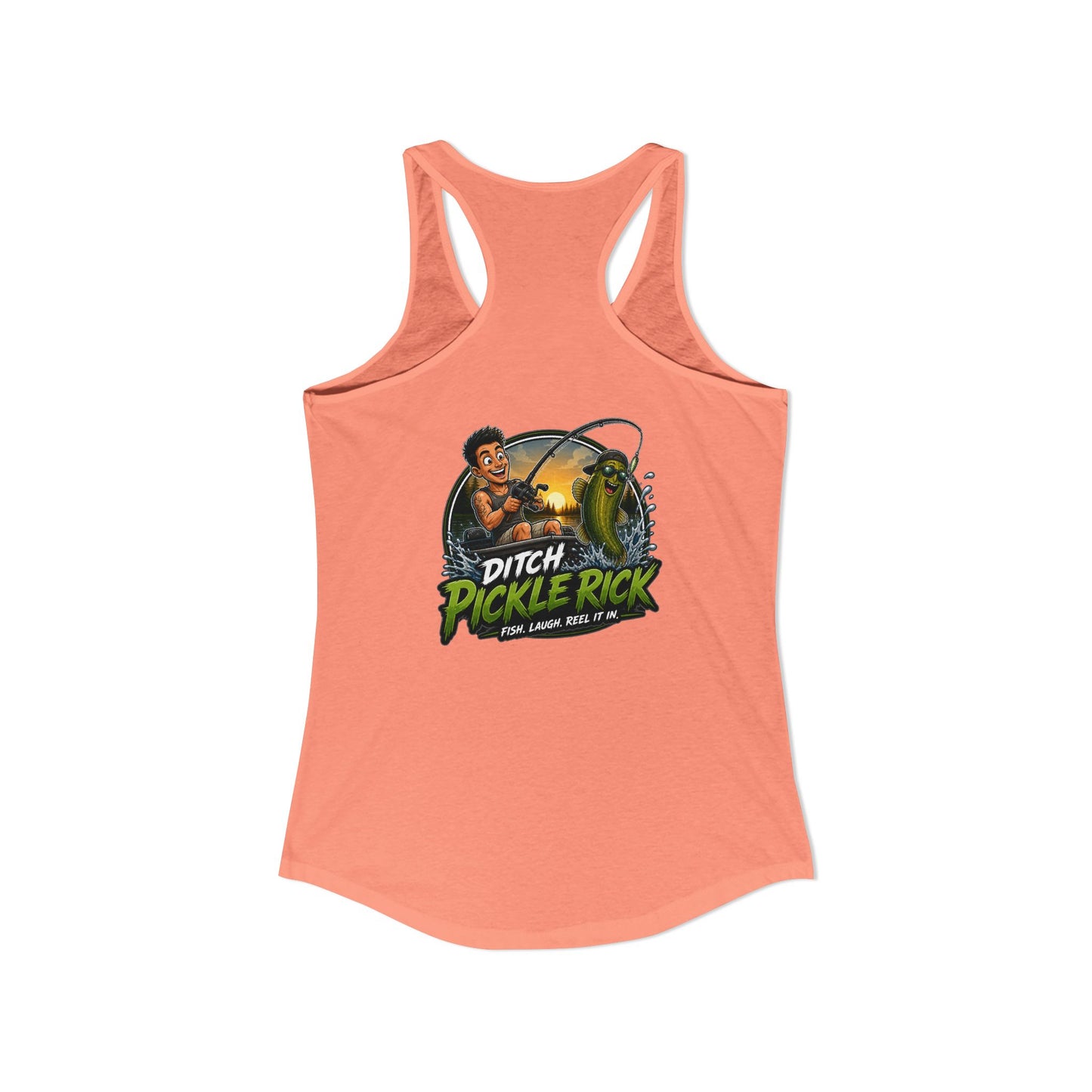 Ditch Pickle Rick Racerback Tank