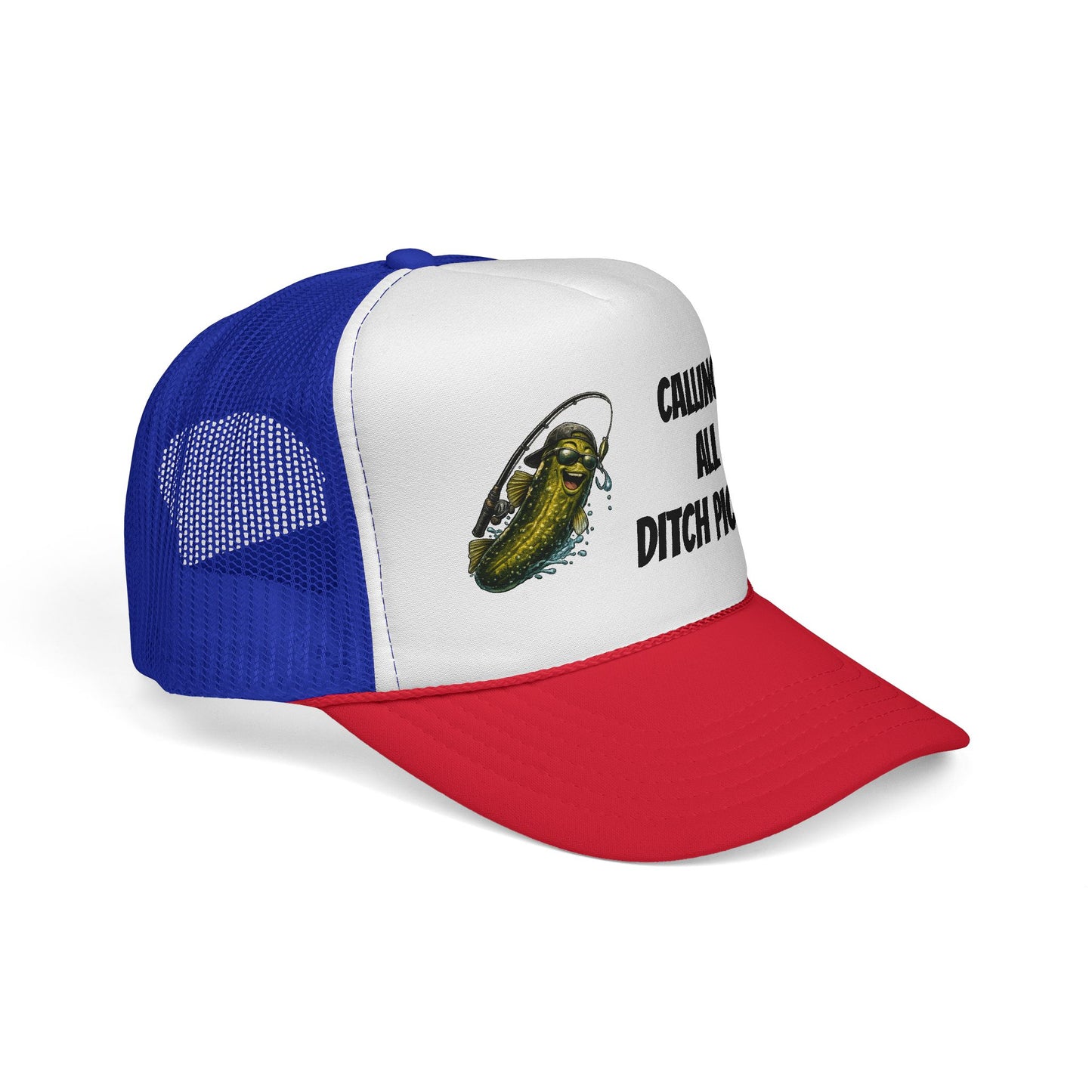 Ditch Pickle Rick "CALLING ALL DITCH PICKLES" Trucker Cap