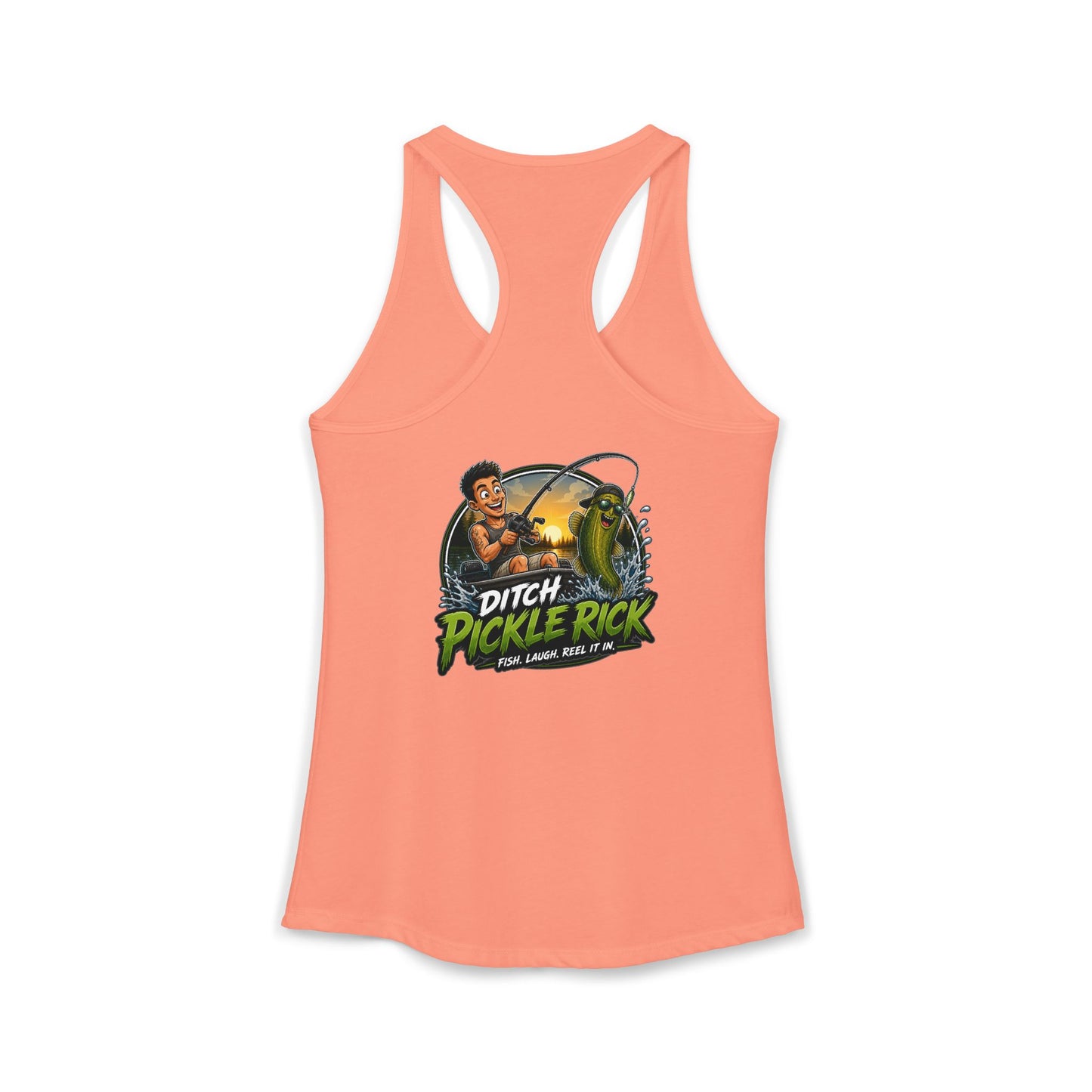 Ditch Pickle Rick Racerback Tank