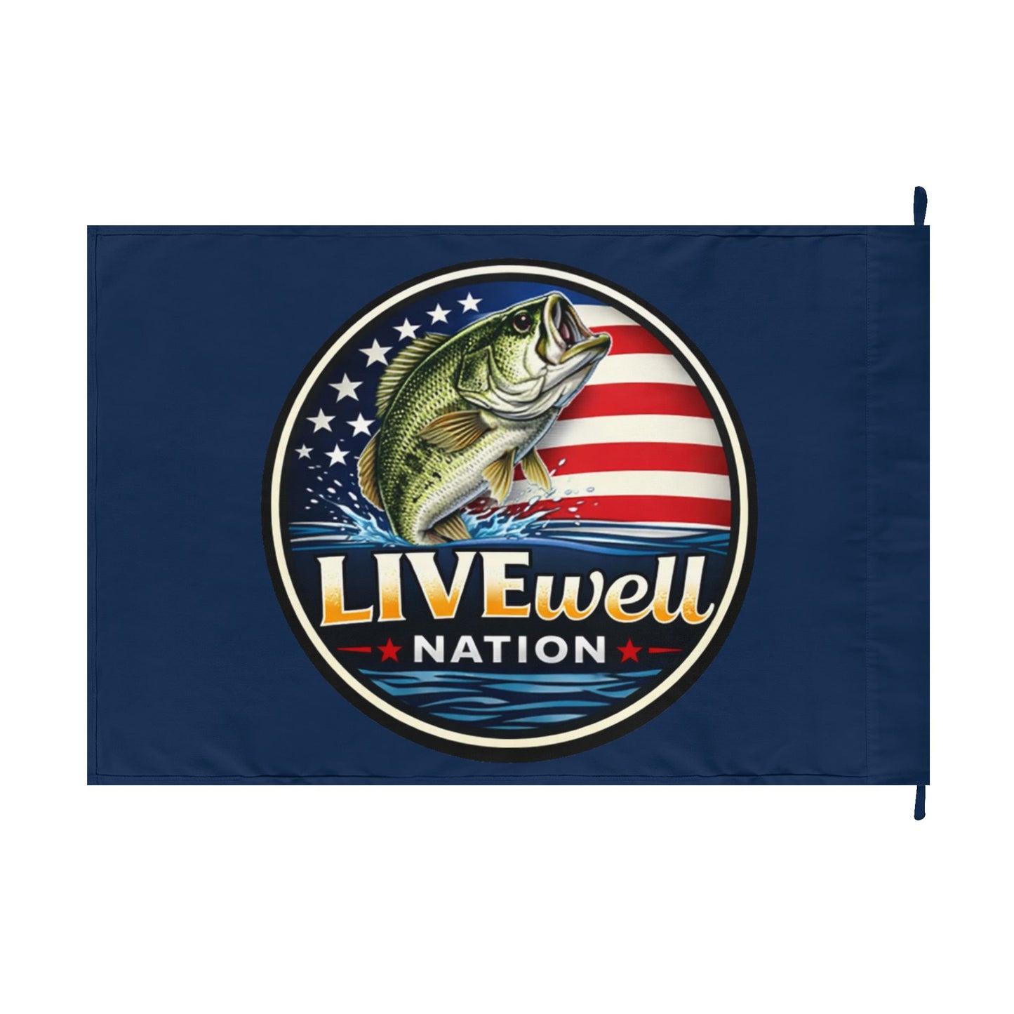 LIVEwell Nation fishing flag