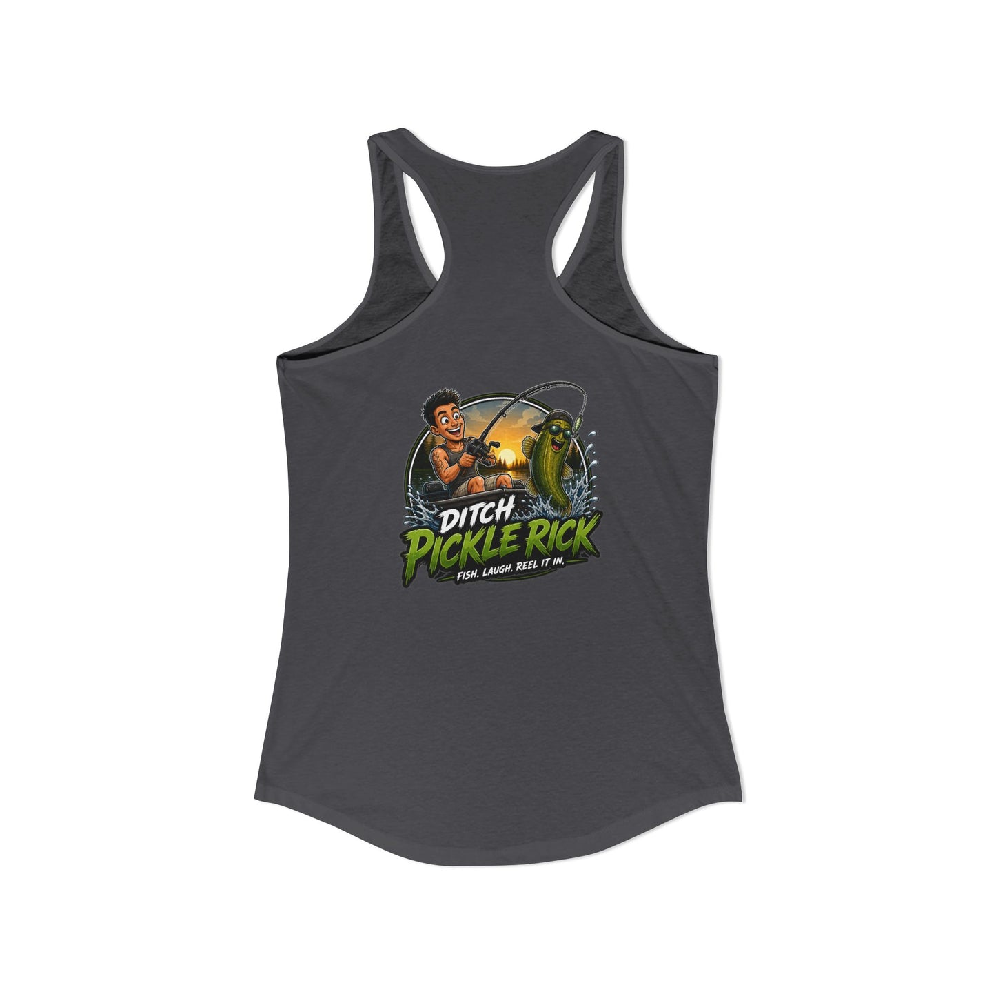 Ditch Pickle Rick Racerback Tank