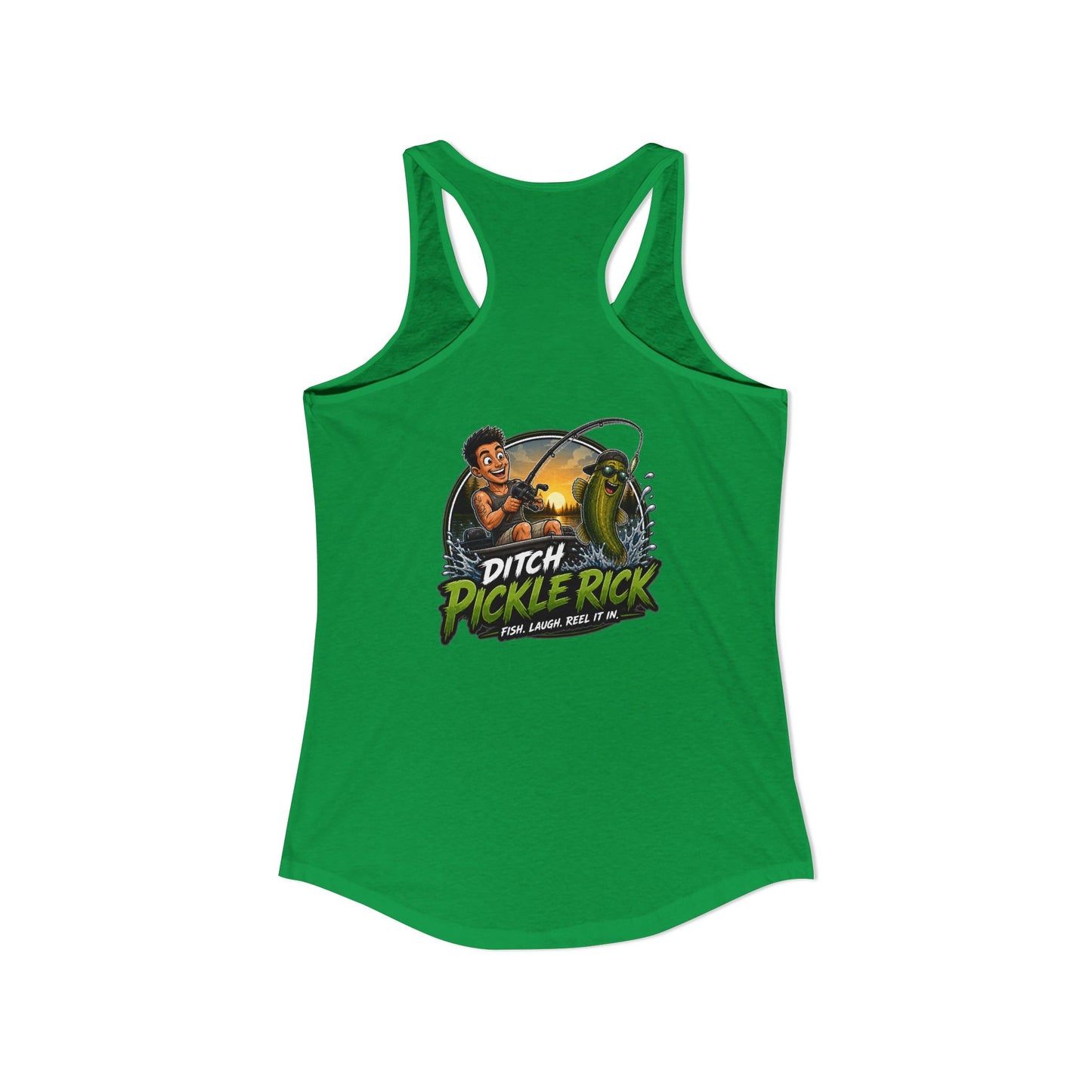 Ditch Pickle Rick Racerback Tank