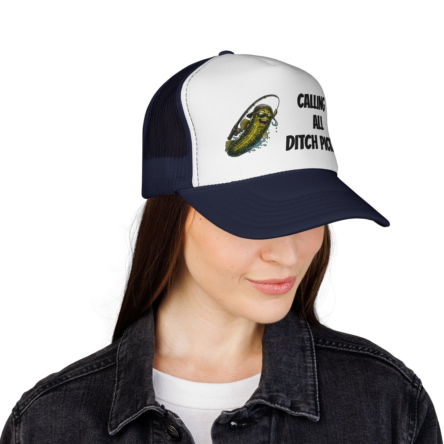 Ditch Pickle Rick "CALLING ALL DITCH PICKLES" Trucker Cap