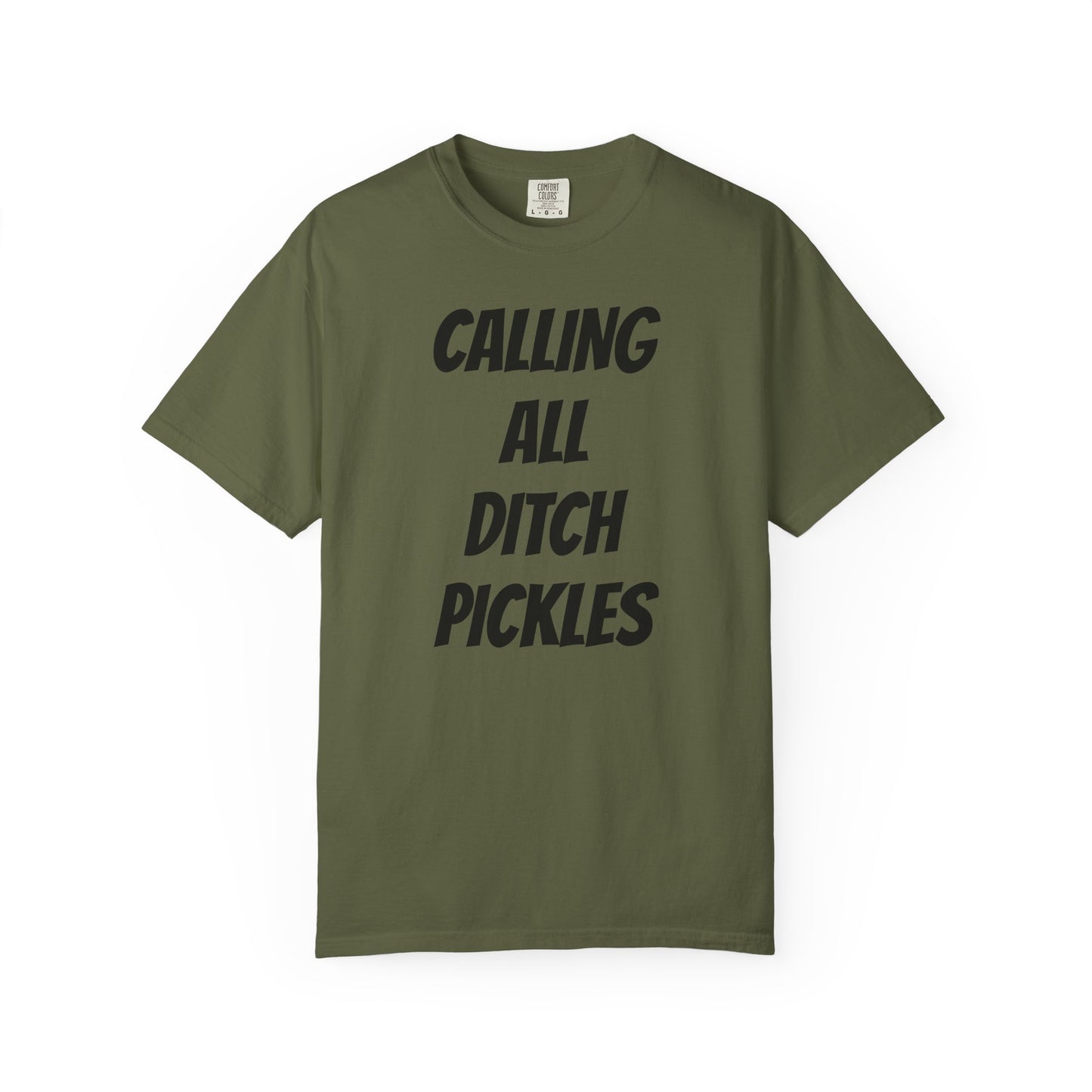 Ditch Pickle Rick Fishing Graphic T-Shirt