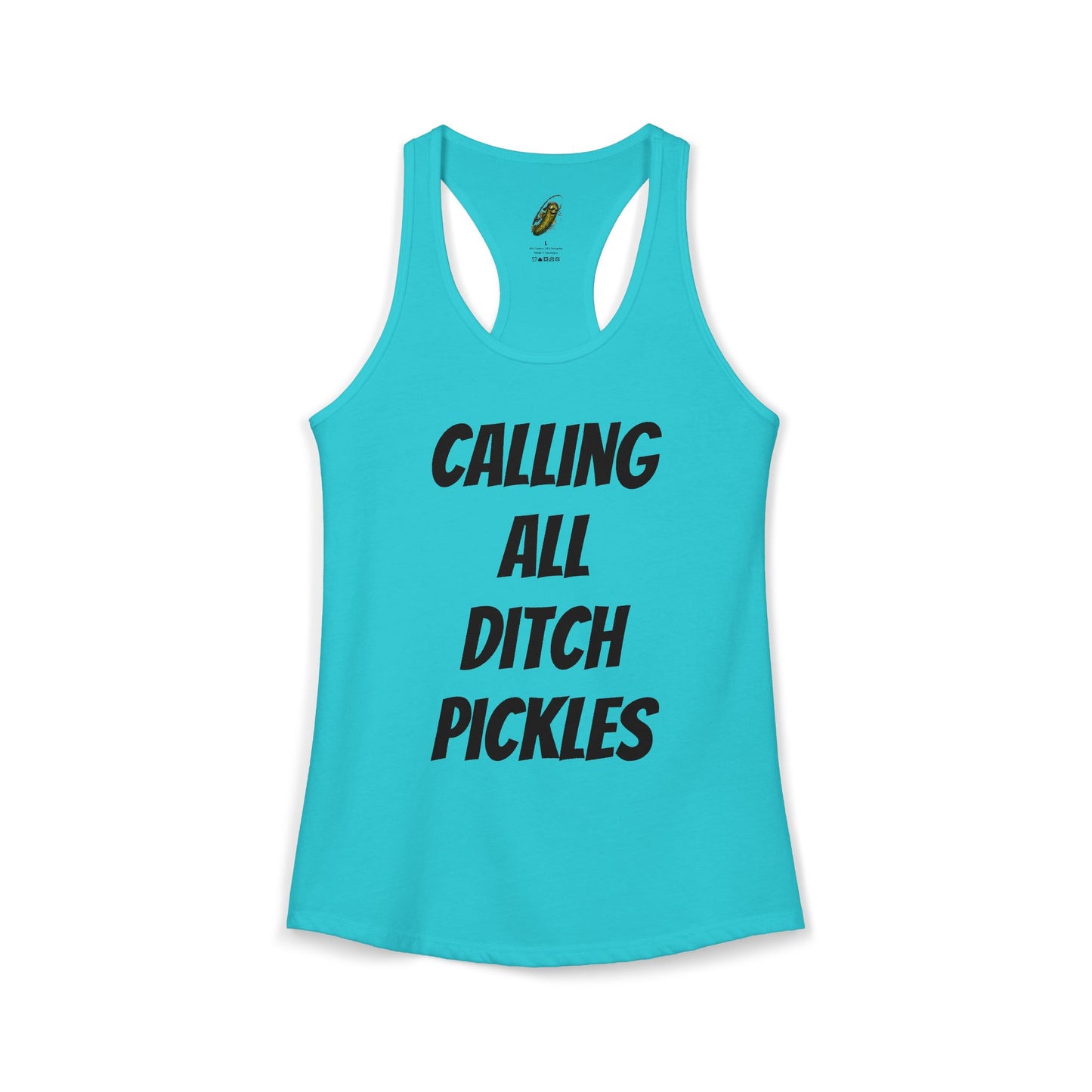 Ditch Pickle Rick Racerback Tank