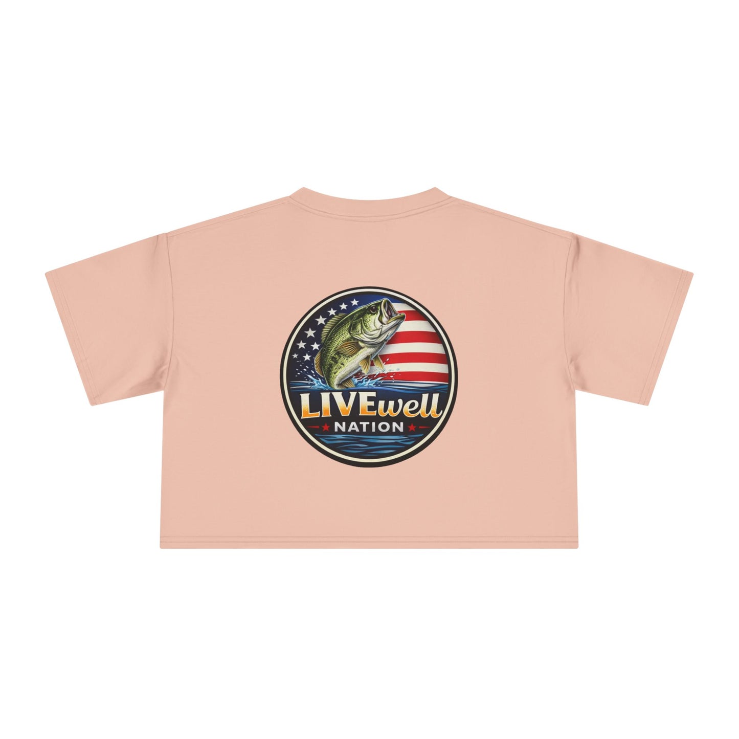 LIVEwell Nation Fishing Crop Tee