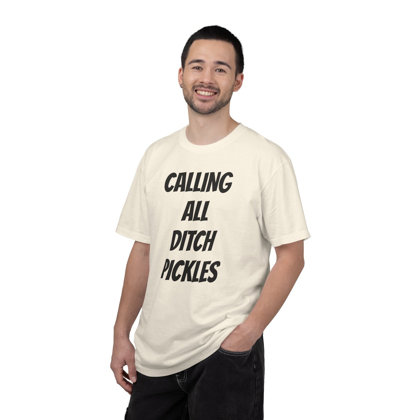 Ditch Pickle Rick Fishing Graphic T-Shirt