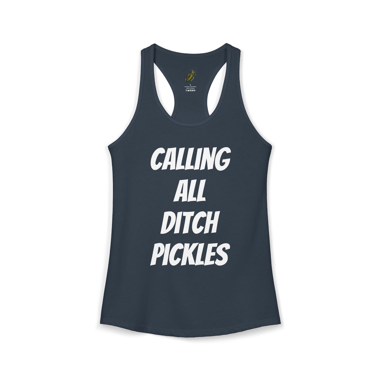 Ditch Pickle Rick Racerback Tank