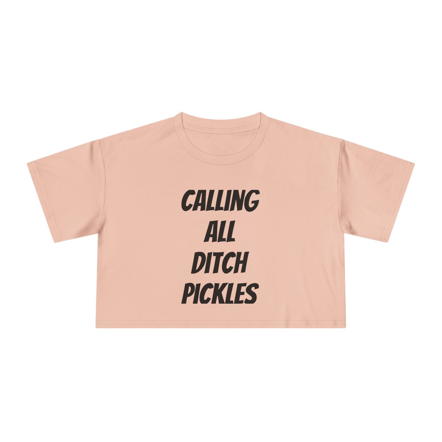 Ditch Pickle Rick Fishing Crop Tee