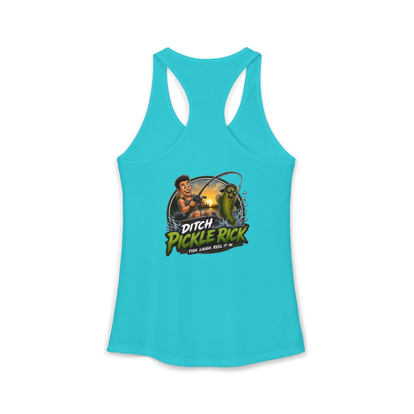 Ditch Pickle Rick Racerback Tank