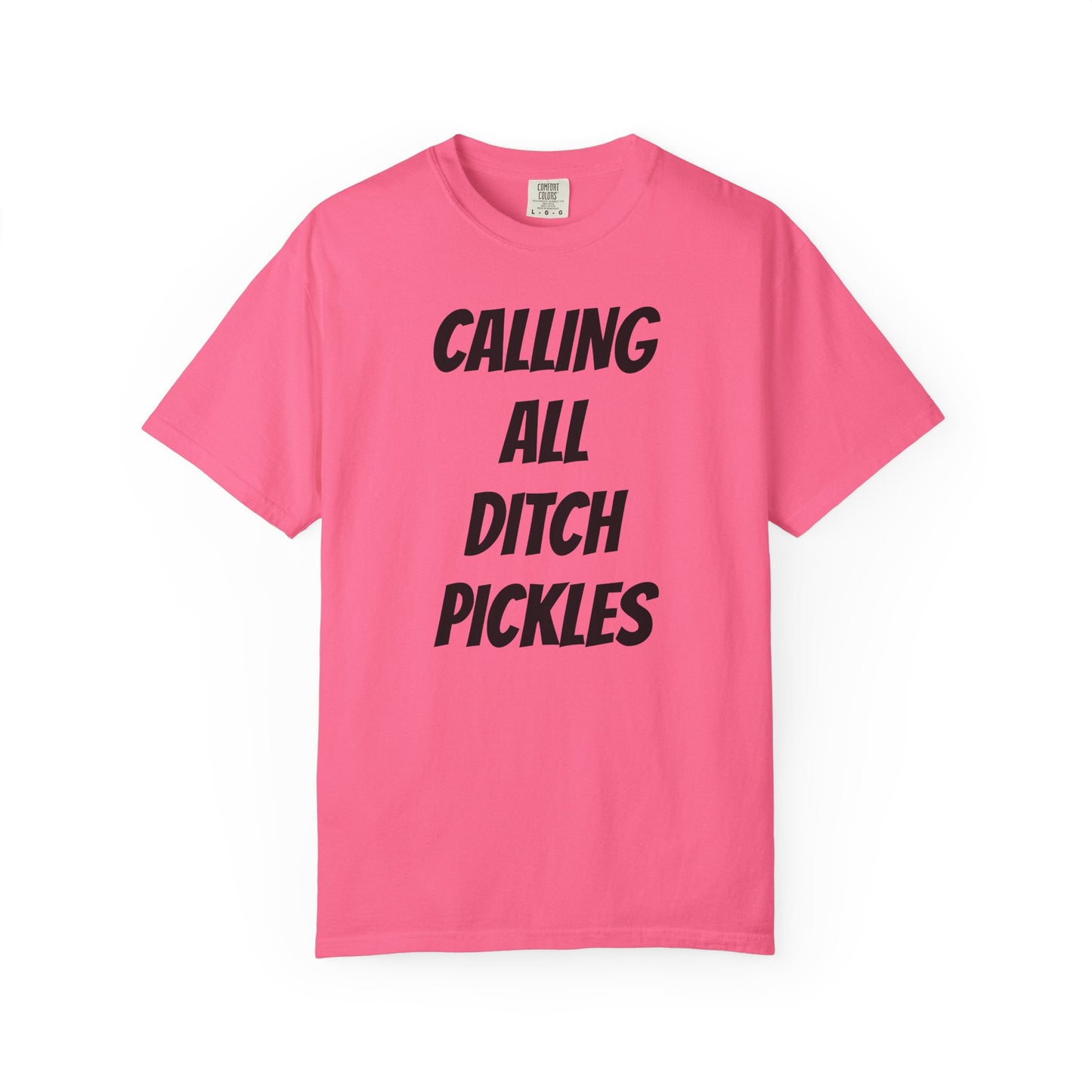 Ditch Pickle Rick Fishing Graphic T-Shirt