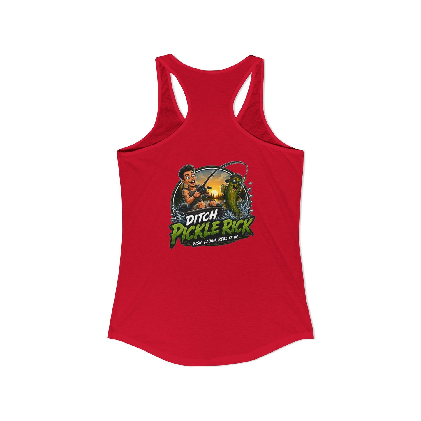 Ditch Pickle Rick Racerback Tank