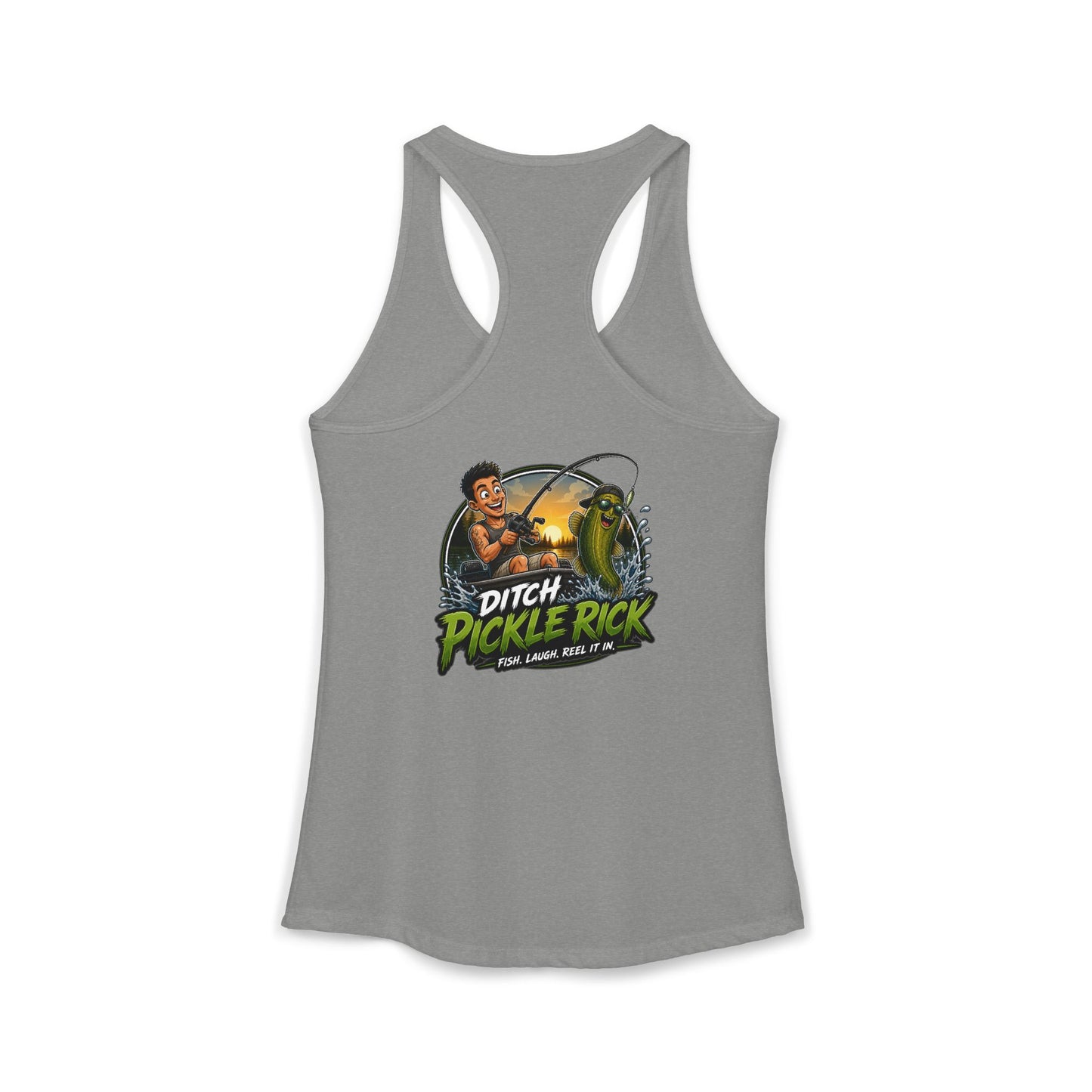 Ditch Pickle Rick Racerback Tank