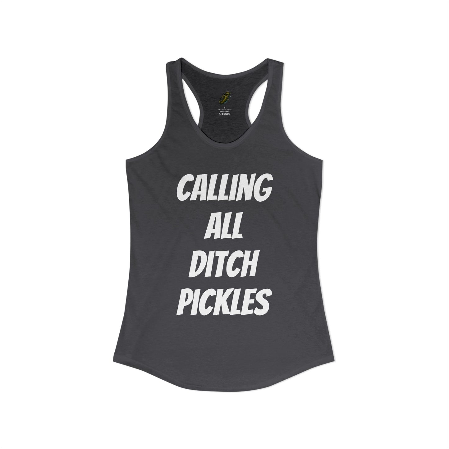 Ditch Pickle Rick Racerback Tank