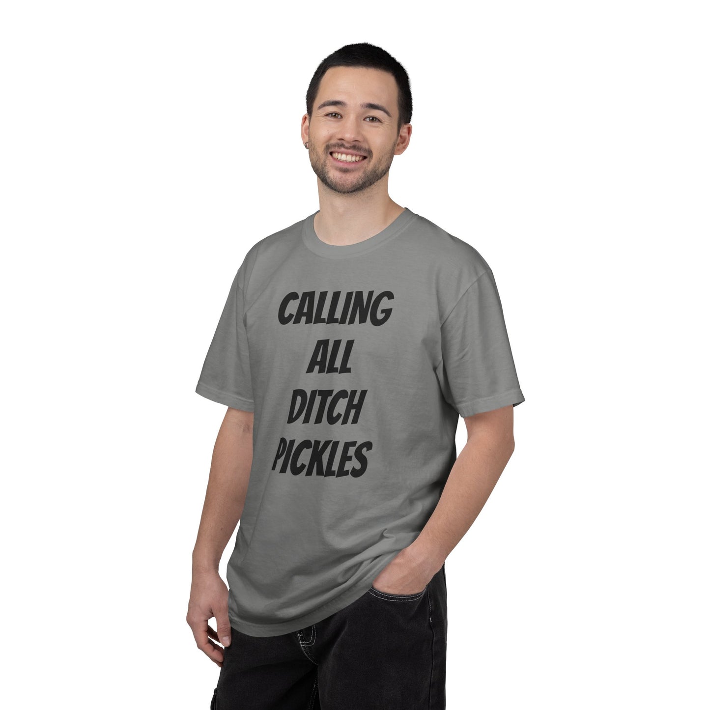 Ditch Pickle Rick Fishing Graphic T-Shirt