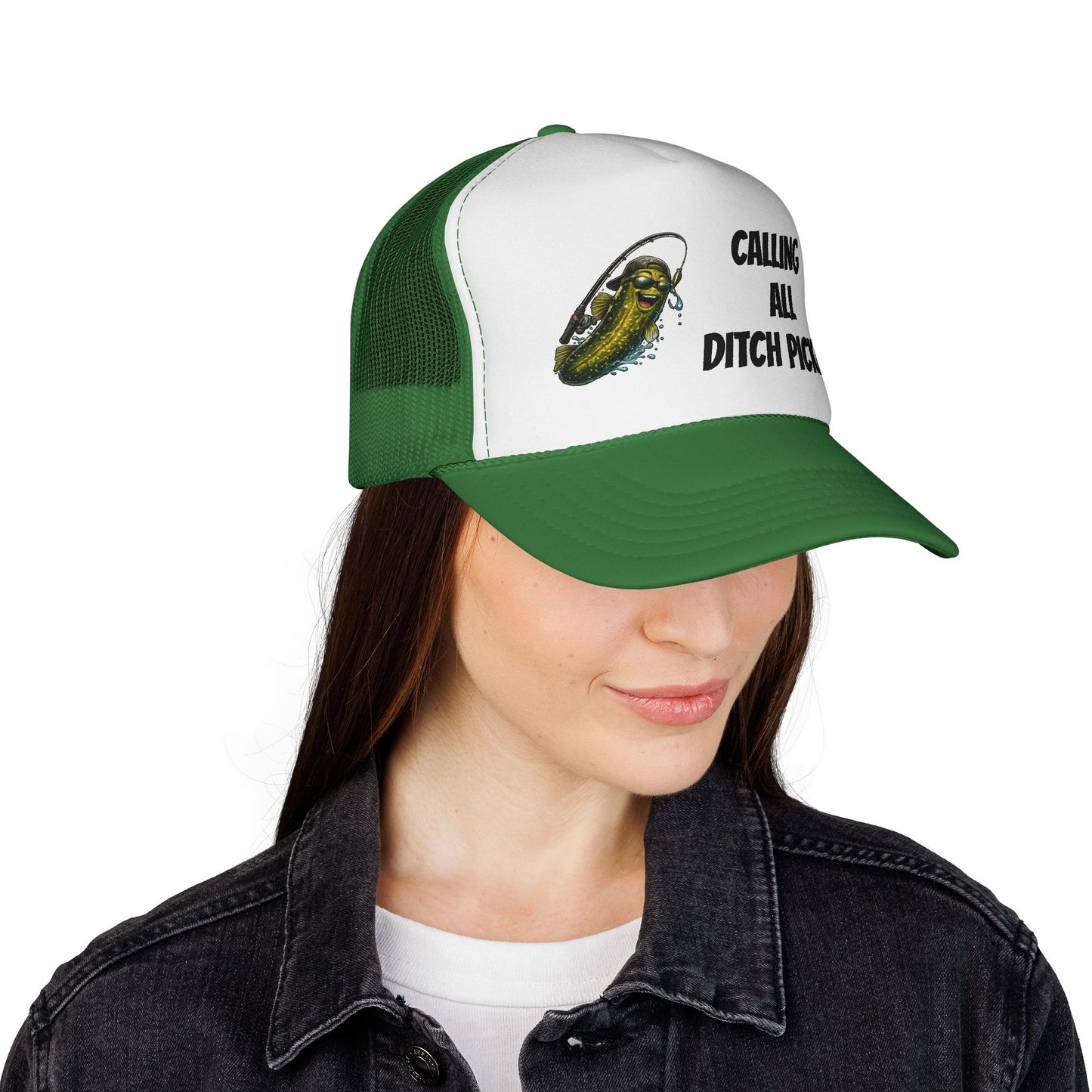 Ditch Pickle Rick "CALLING ALL DITCH PICKLES" Trucker Cap