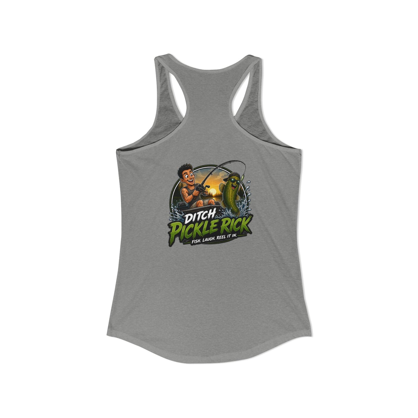 Ditch Pickle Rick Racerback Tank