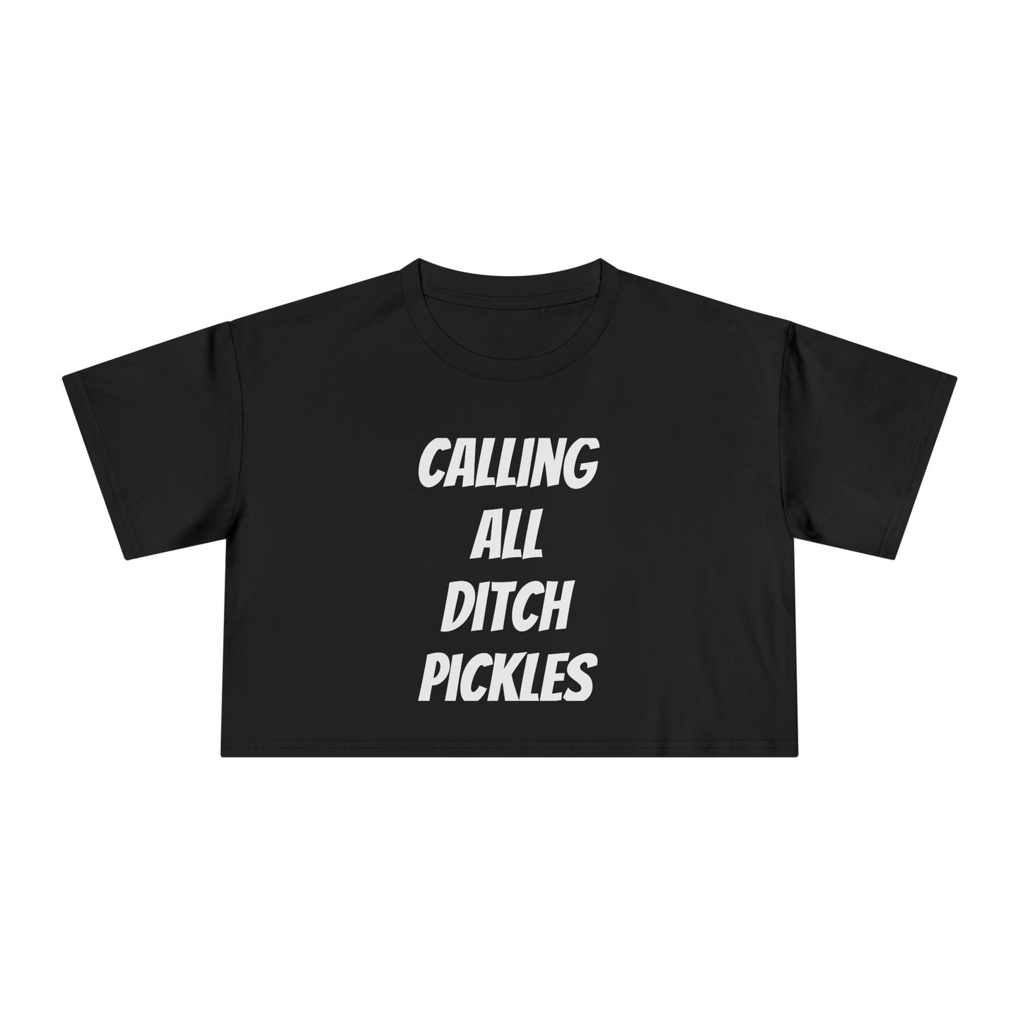 Ditch Pickle Rick Fishing Crop Tee