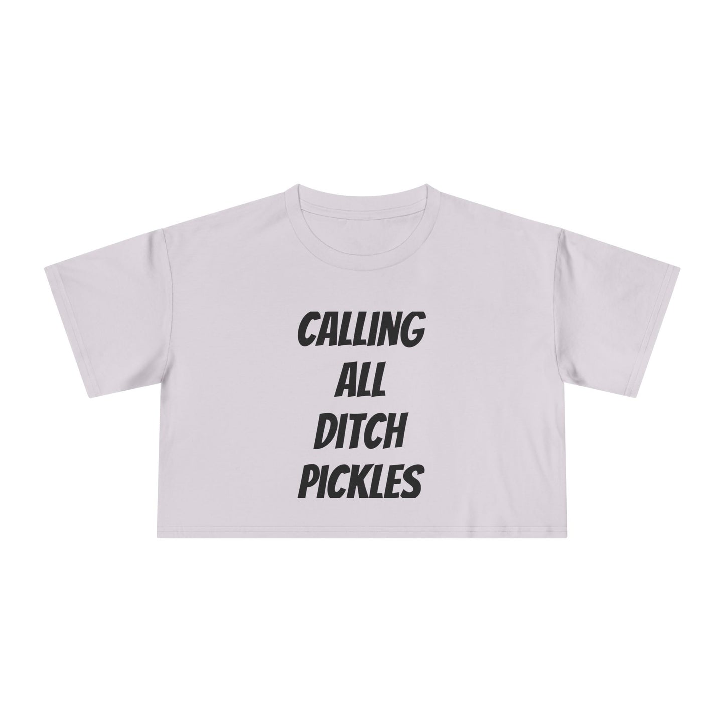 Ditch Pickle Rick Fishing Crop Tee