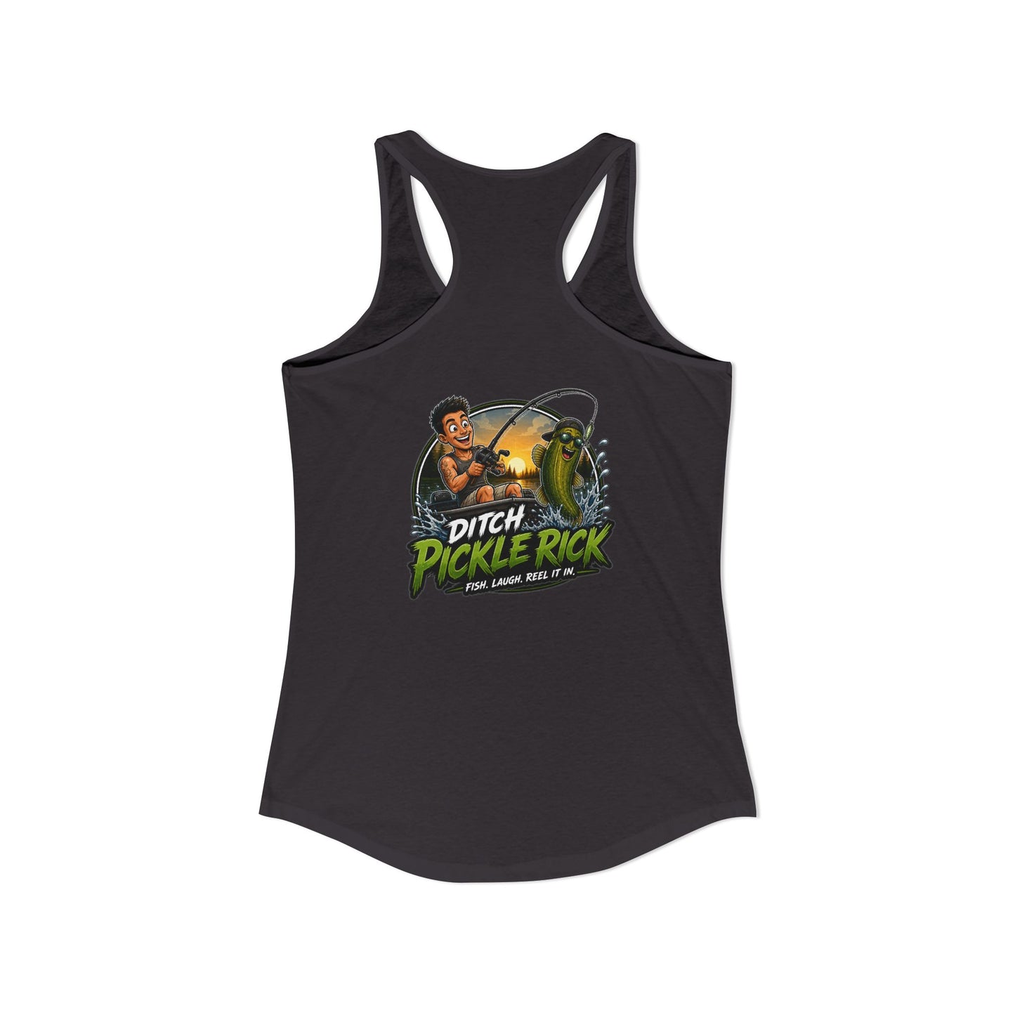 Ditch Pickle Rick Racerback Tank