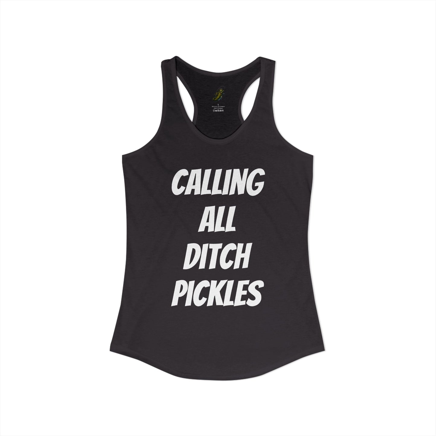 Ditch Pickle Rick Racerback Tank