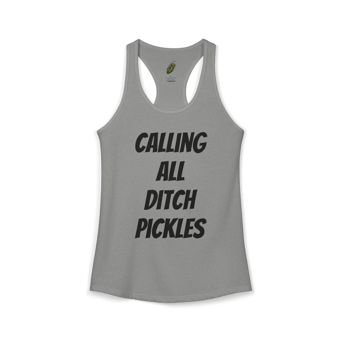 Ditch Pickle Rick Racerback Tank