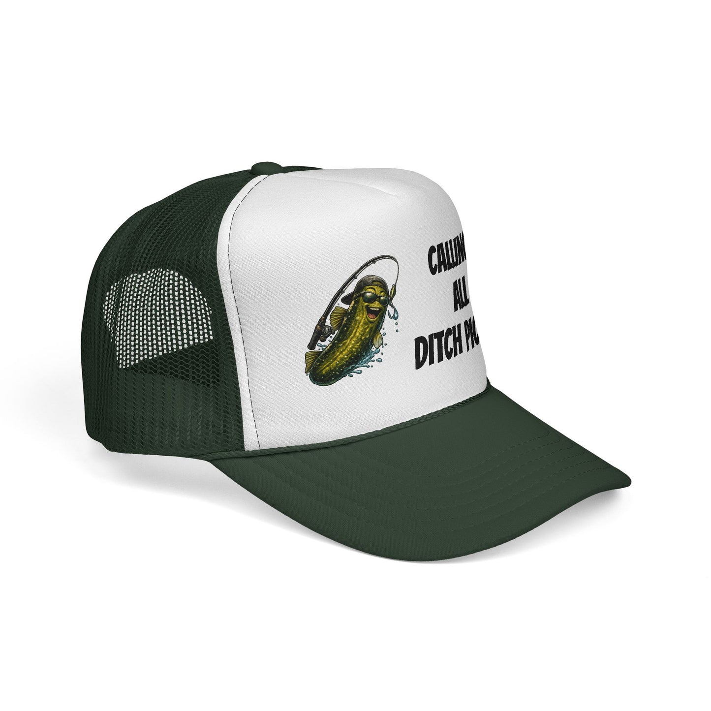 Ditch Pickle Rick "CALLING ALL DITCH PICKLES" Trucker Cap