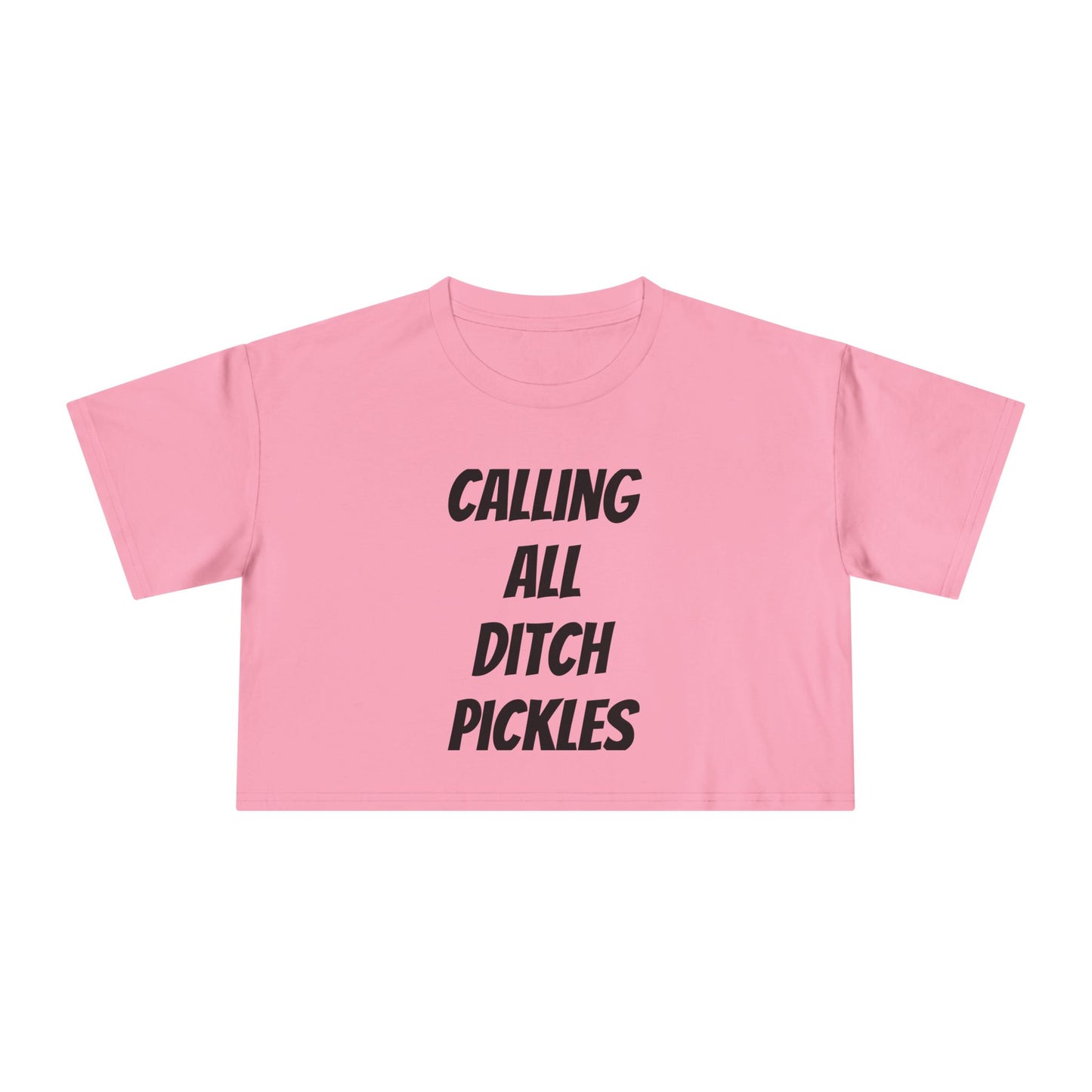 Ditch Pickle Rick Fishing Crop Tee