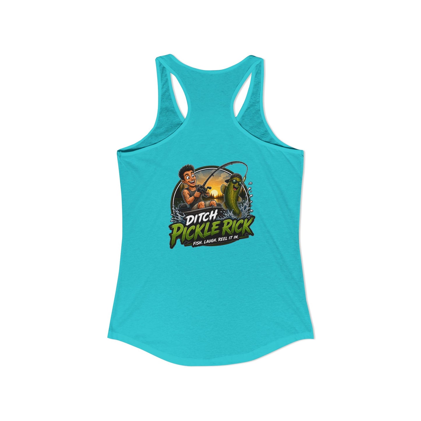 Ditch Pickle Rick Racerback Tank