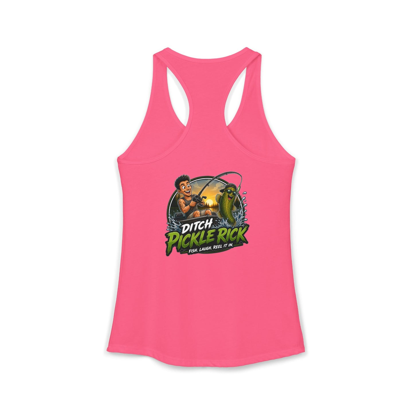 Ditch Pickle Rick Racerback Tank